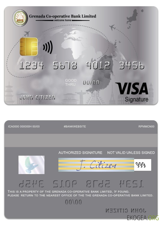 Crédit commercial avec signature de visa limité de la Grenada Co operative Bank